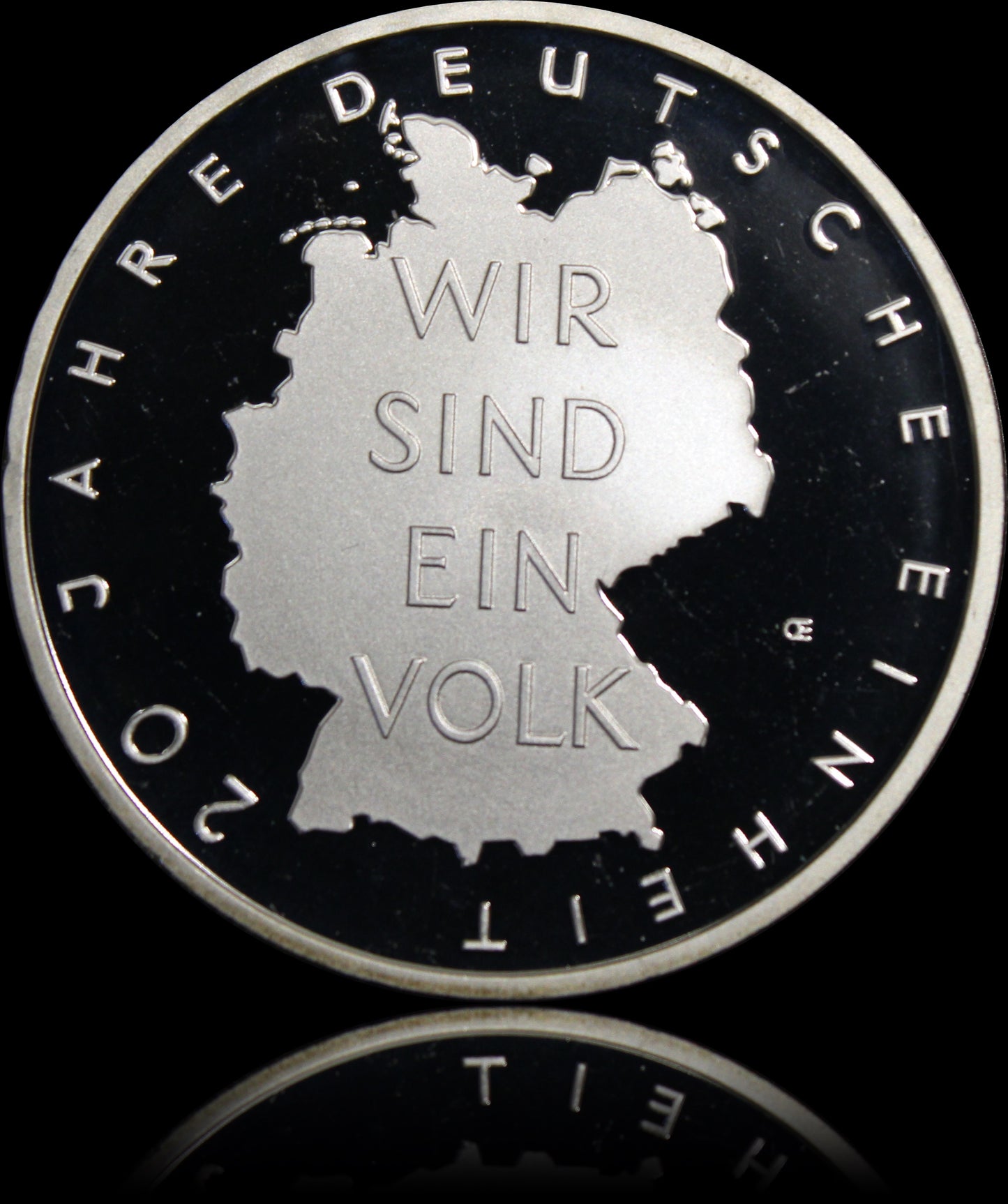 20 JHARE DEUTSCHE EINHEIT, Serie 10 € Silber Gedenkmünzen Deutschland, Spiegelglanz, 2010