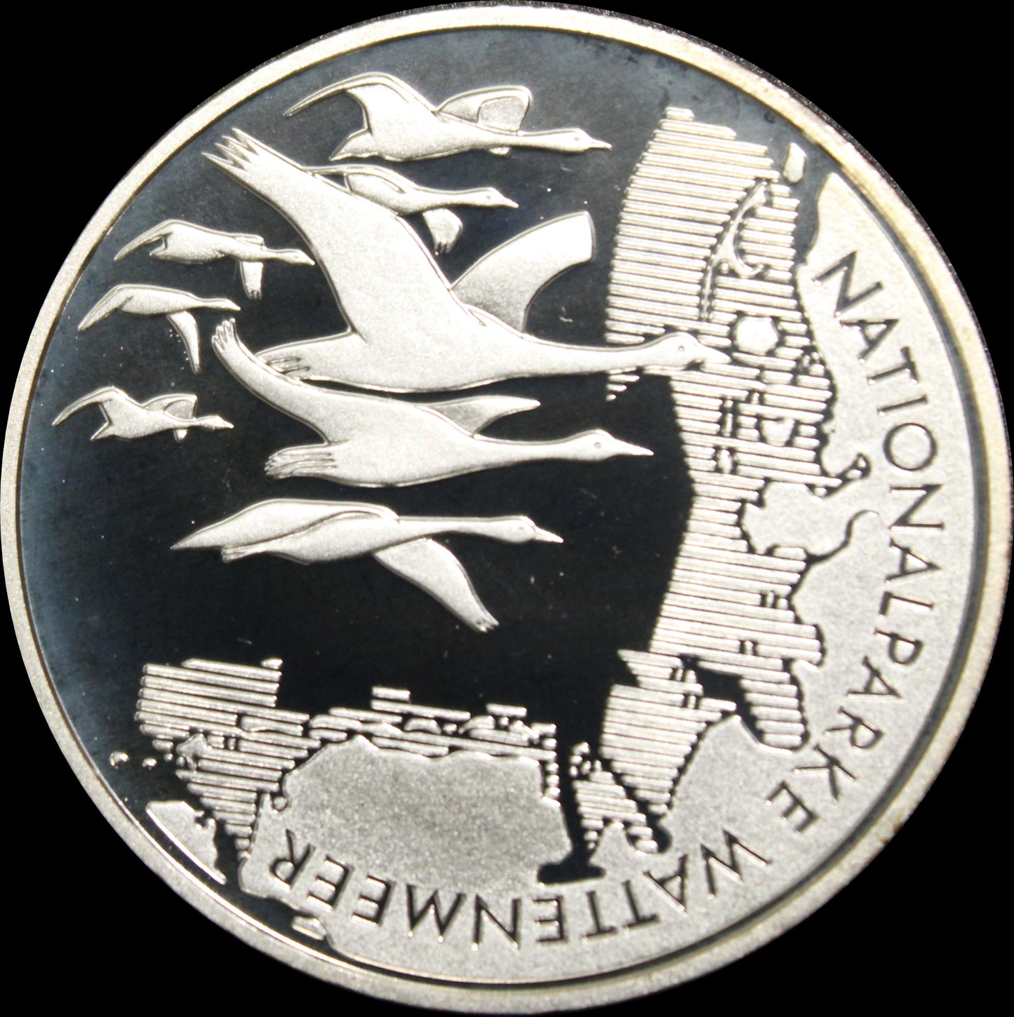 Kopie von NATIONALPARK WATTENMEER, Serie 10 € Silber Gedenkmünzen Deutschland, Spiegelglanz, 2004