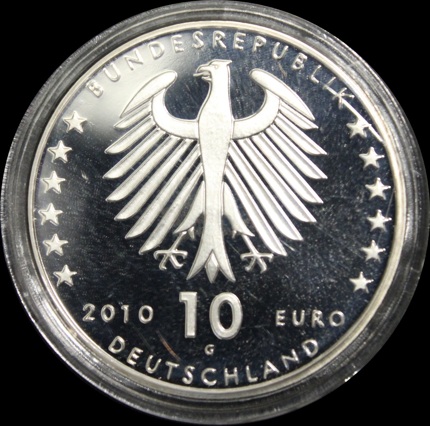 100. GEBURTSTAG KONRAD ZUSE, Serie 10 € Silber Gedenkmünzen Deutschland, Spiegelglanz , 2010