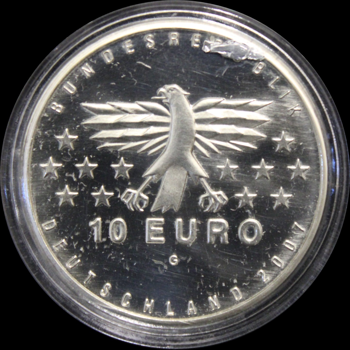 50 JAHRE BUNDESLAND SAARLAND, Serie 10 € Silber Gedenkmünzen Deutschland, Stempelglanz, 2007