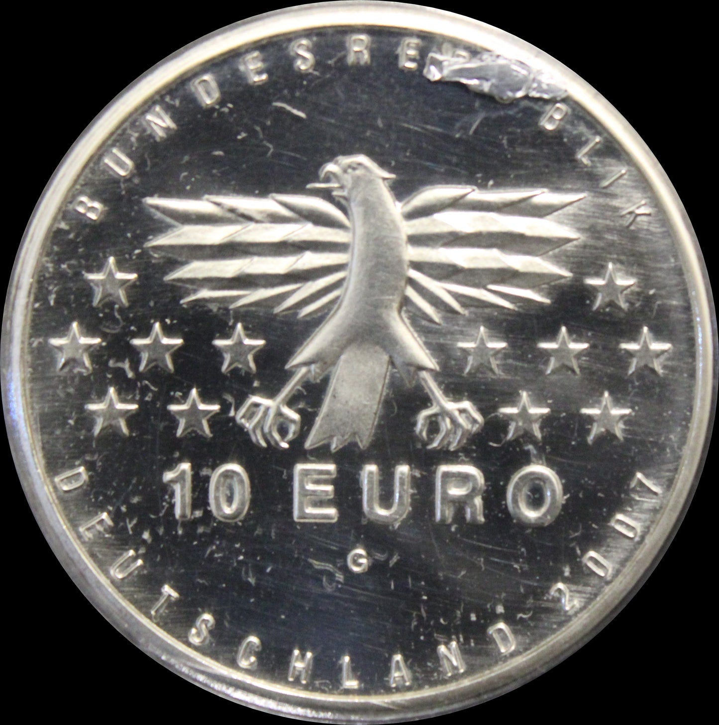 50 JAHRE BUNDESLAND SAARLAND, Serie 10 € Silber Gedenkmünzen Deutschland, Stempelglanz, 2007