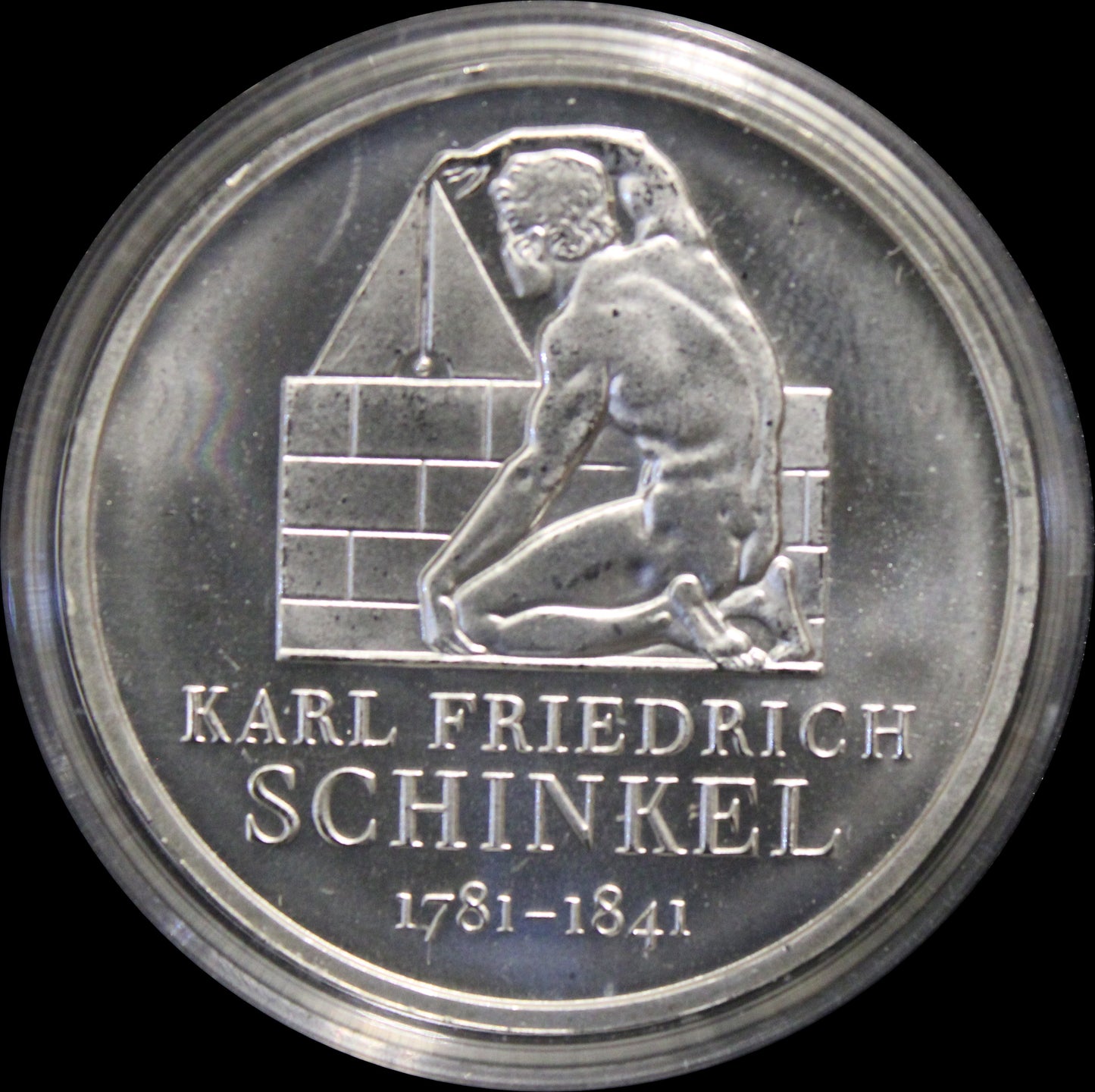 225. GEBURTSTAG KARL FRIEDRICH SCHINKEL 1781–1841, Serie 10 € Silber Gedenkmünzen Deutschland, Stempelglanz, 2006