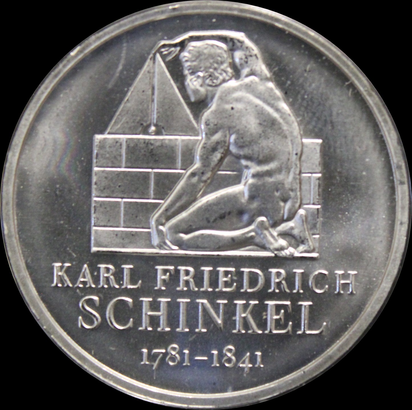 225. GEBURTSTAG KARL FRIEDRICH SCHINKEL 1781–1841, Serie 10 € Silber Gedenkmünzen Deutschland, Stempelglanz, 2006