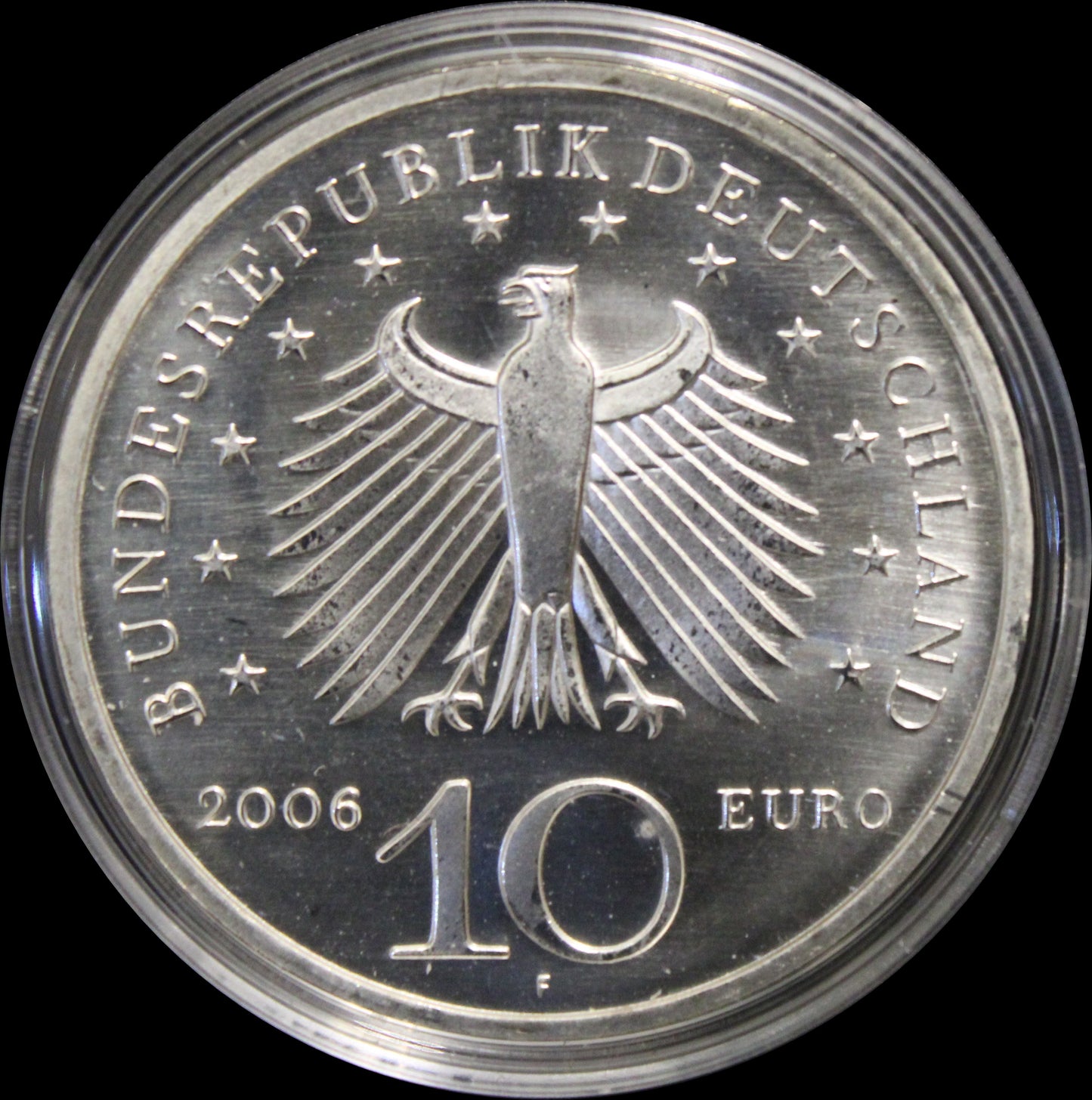 225. GEBURTSTAG KARL FRIEDRICH SCHINKEL 1781–1841, Serie 10 € Silber Gedenkmünzen Deutschland, Stempelglanz, 2006