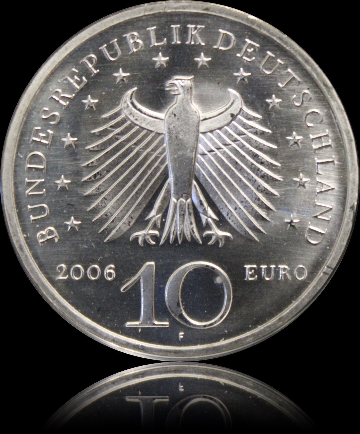 225. GEBURTSTAG KARL FRIEDRICH SCHINKEL 1781–1841, Serie 10 € Silber Gedenkmünzen Deutschland, Stempelglanz, 2006