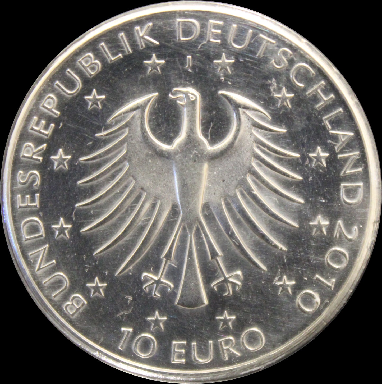 200. GEBURTSTAG DES KOMPONISTEN ROBERT SCHUMANN, Serie 10 € Silber Gedenkmünzen Deutschland, Stempelglanz, 2010