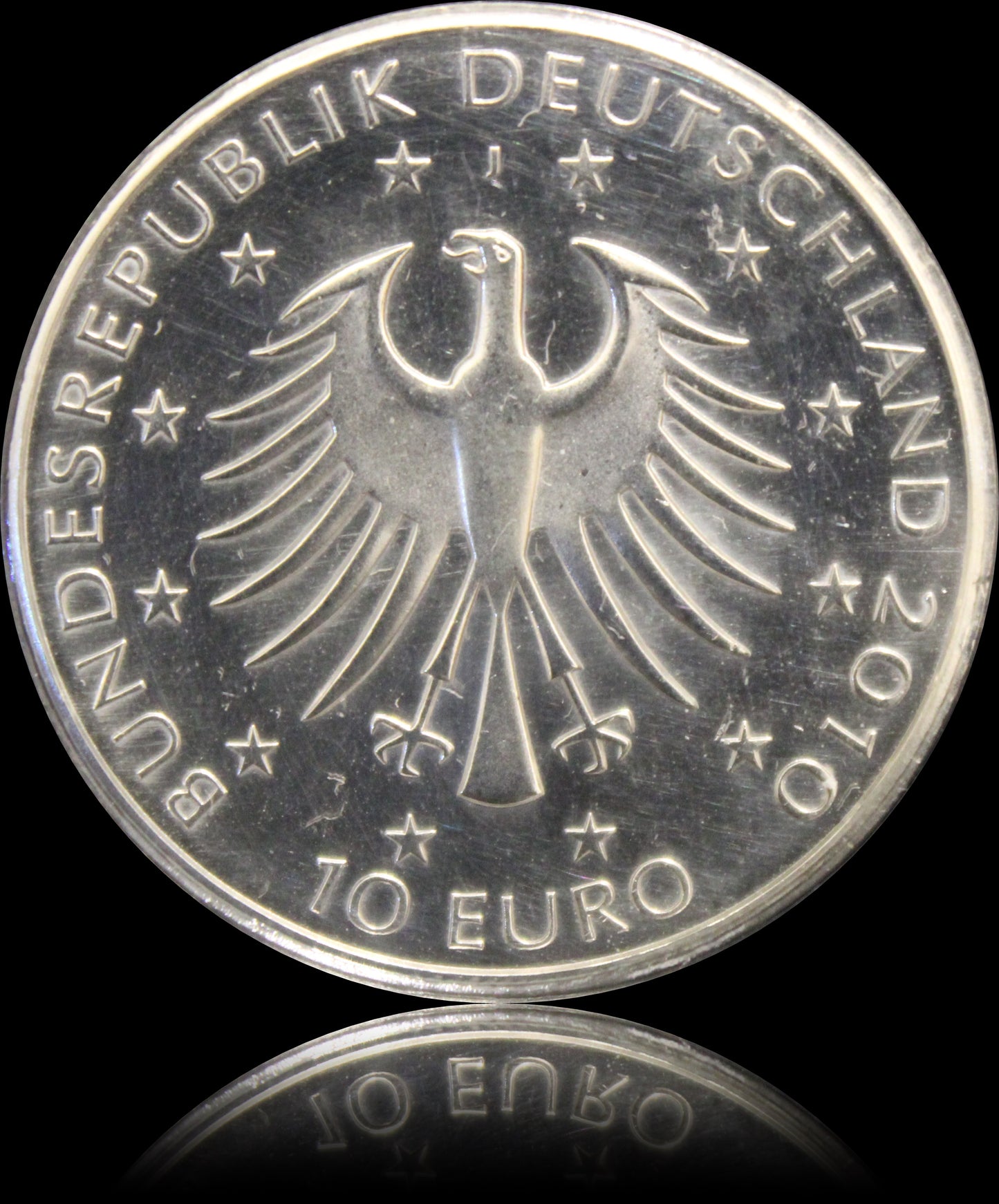 200. GEBURTSTAG DES KOMPONISTEN ROBERT SCHUMANN, Serie 10 € Silber Gedenkmünzen Deutschland, Stempelglanz, 2010