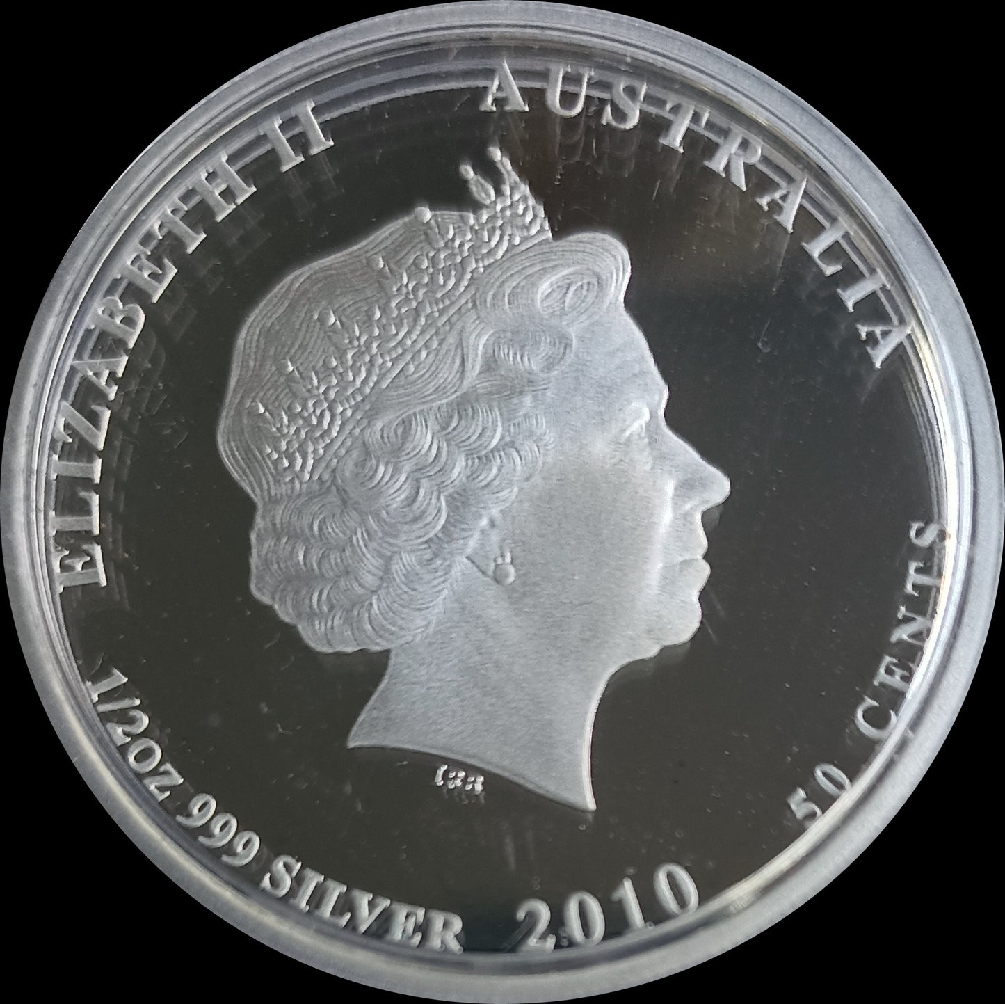 SEEPFERDCHEN, Serie Australia Sea Life I – The Reef, 0,5 oz Silber Proof 50 Cent, 2010