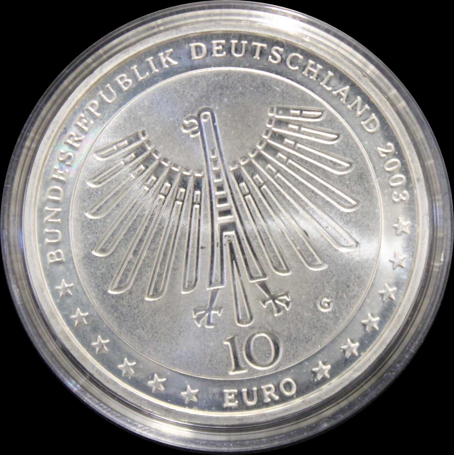 200. GEBURTSTAG GOTFRIED SEMPER, Serie 10 € Silber Gedenkmünzen Deutschland, Stempelglanz, 2003