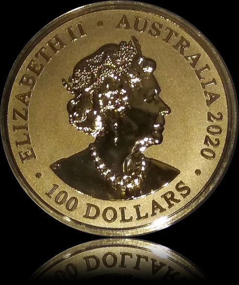 SUMATRA TIGER, Australian Zoo series, 1 oz gold BU, 2020