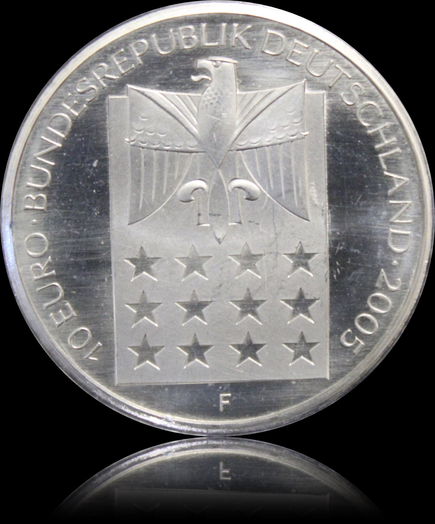 100 JAHRE FRIEDENSNOBELPREIS – BERTHA VON SUTTNER, Serie 10 € Silber Gedenkmünzen Deutschland, Stempelglanz, 2005