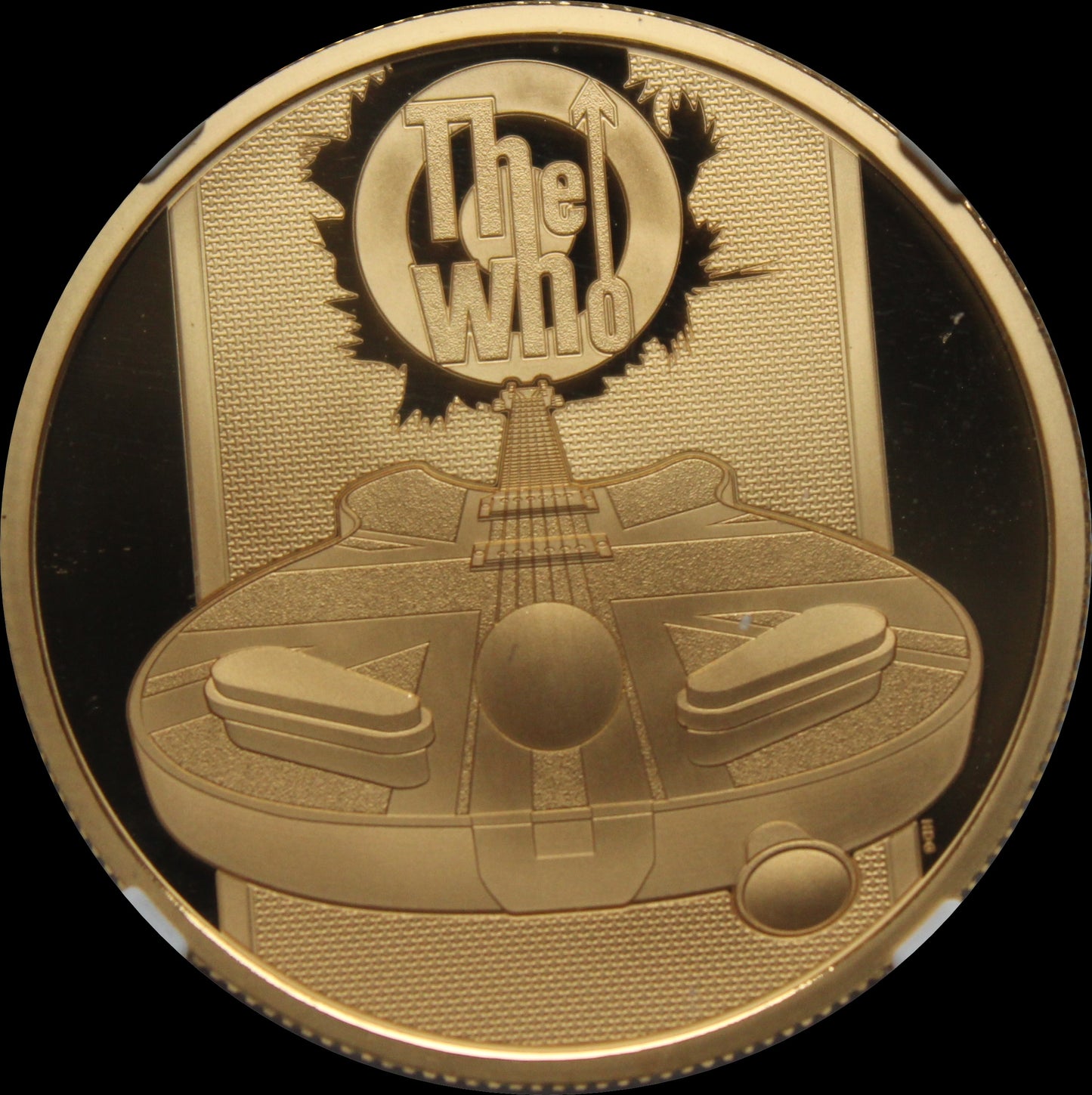 THE WHO, Serie Music Legends, 1 oz Gold 100£, Proof PF70, 2021