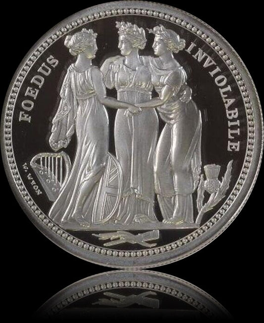 THREE GRACES, Serie Great Engraveurs, 2 oz Silber 5£, Proof, 2020