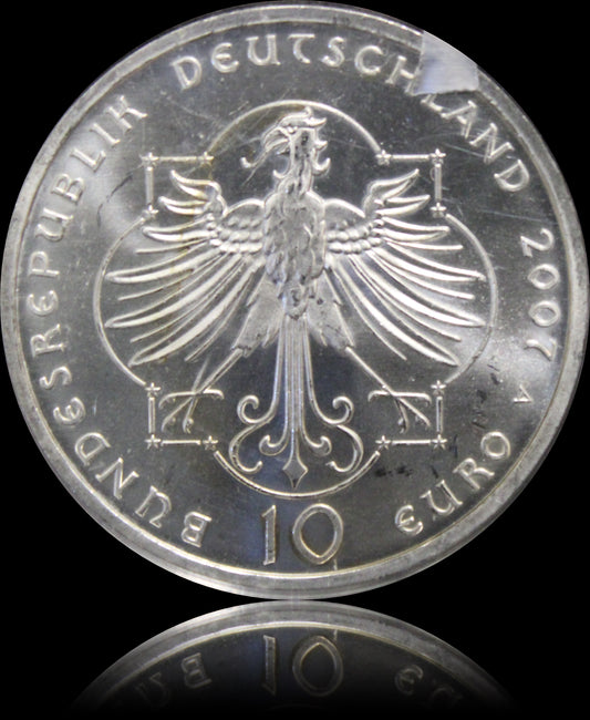 800. GEBURTSTAG ELISABETH VON THÜRINGEN, Serie 10 € Silber Gedenkmünzen Deutschland, Stempelglanz, 2007