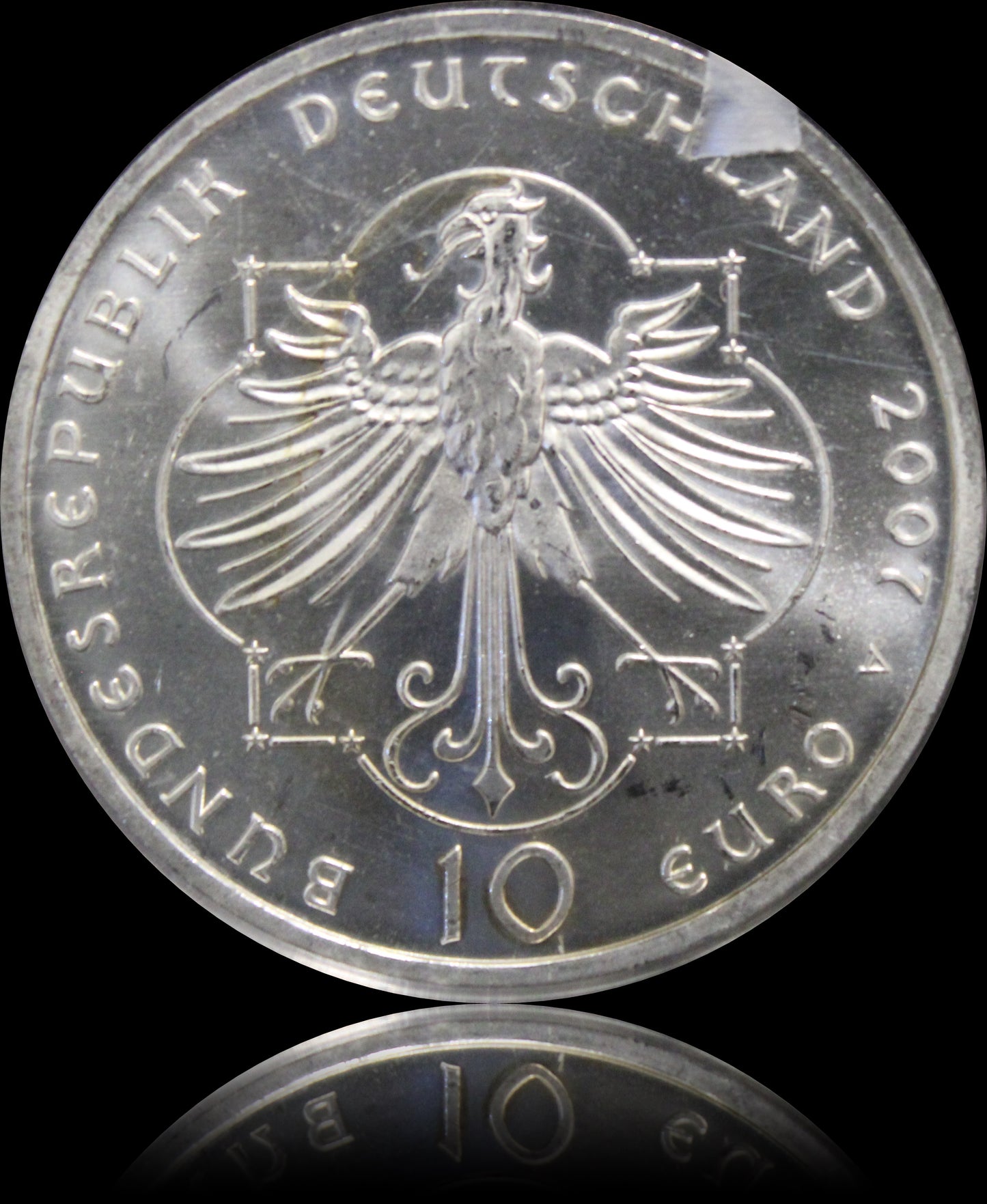 51 Stück, Serie 10 € Silber Gedenkmünzen Deutschland, Stempelglanz, 2002 - 2011