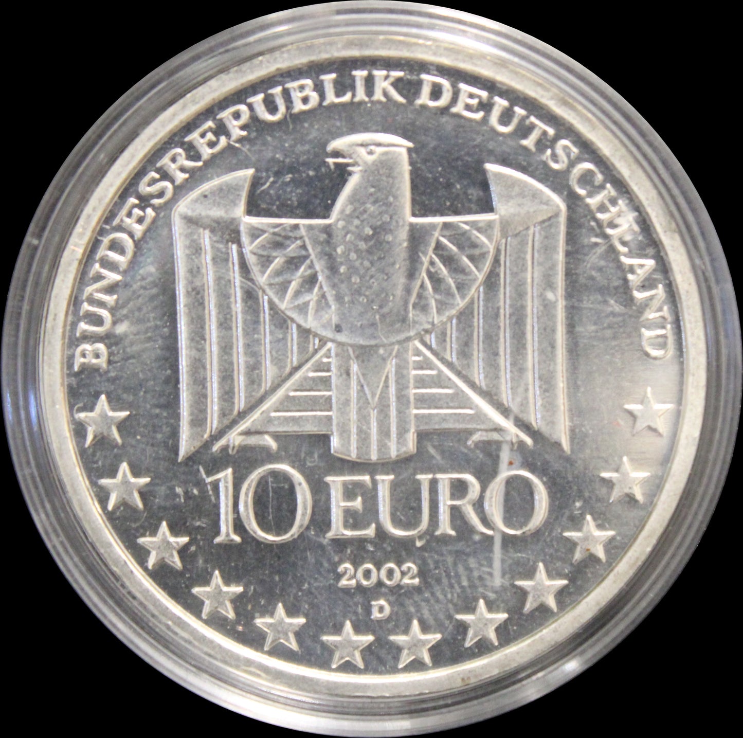 100 JAHRE U-BAHN IN DEUTSCHLAND, Serie 10 € Silber Gedenkmünzen Deutschland, Stempelglanz, 2002