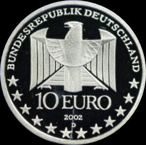 Kopie von 100 JAHRE U-BAHN IN DEUTSCHLAND, Serie 10 € Silber Gedenkmünzen Deutschland, Spiegelglanz, 2002