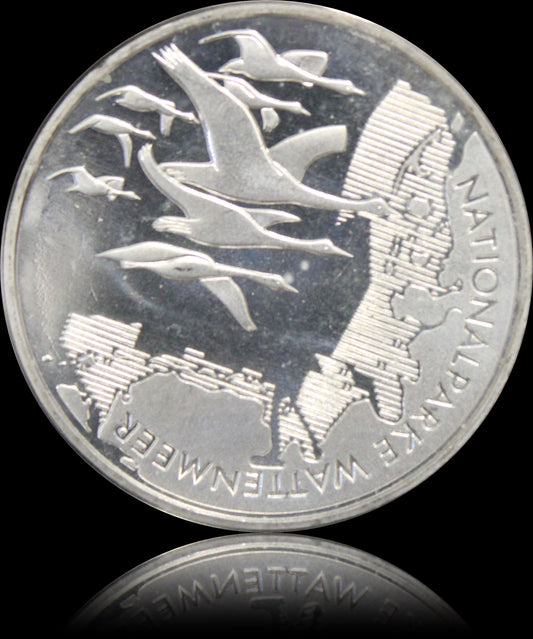 NATIONALPARK WATTENMEER, Serie 10 € Silber Gedenkmünzen Deutschland, Stempelglanz, 2004