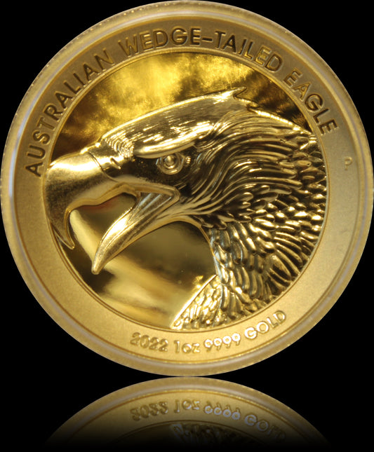 Wedge Tailed Eagle 2022, Serie 1 oz Gold Wedge Tailed Eagle Proof 100$, 2022