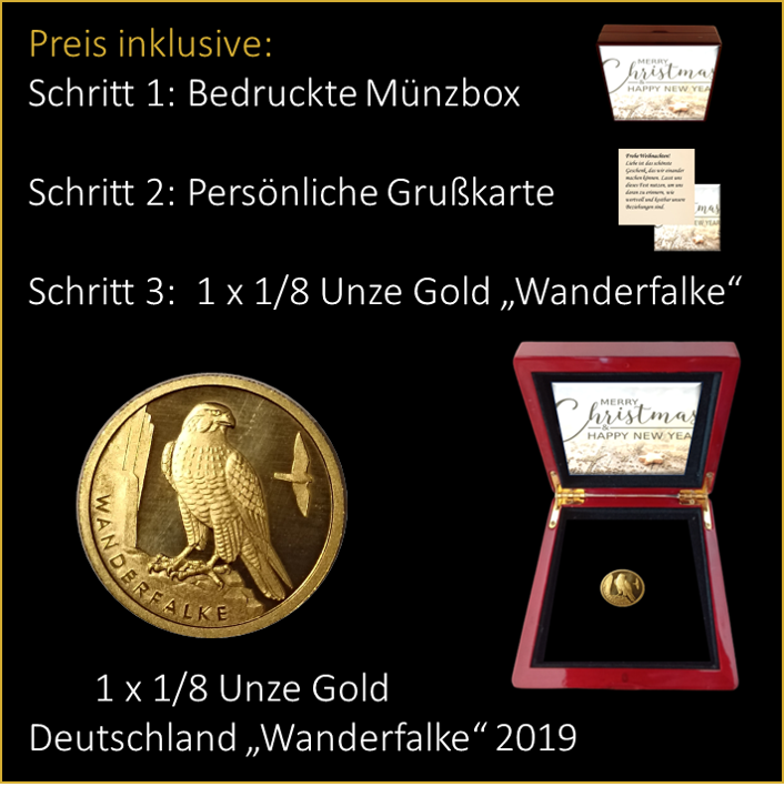 Weihnachten - Classic - Eigener Text - 20 € Gold