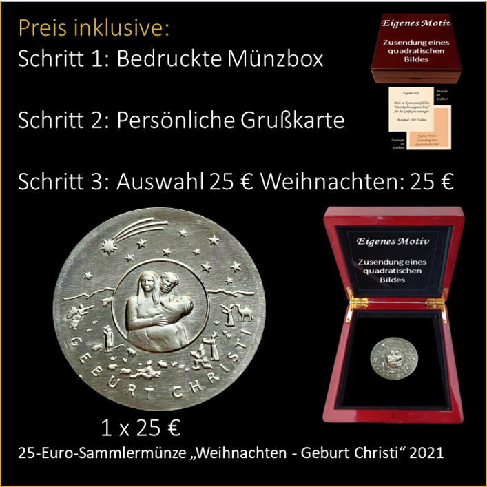 Weihnachten - Eigenes Motiv -  Weihnachten - 20 € Gold