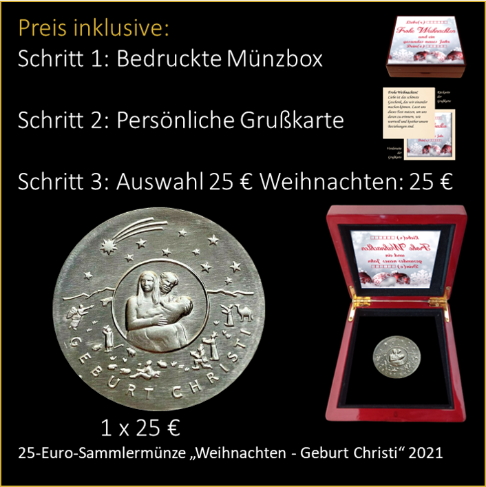 Weihnachten - Schmuck - Martin Luther King - 25 € Weihnachten