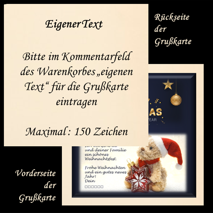 Christmas - Bear - Own text - 20 €