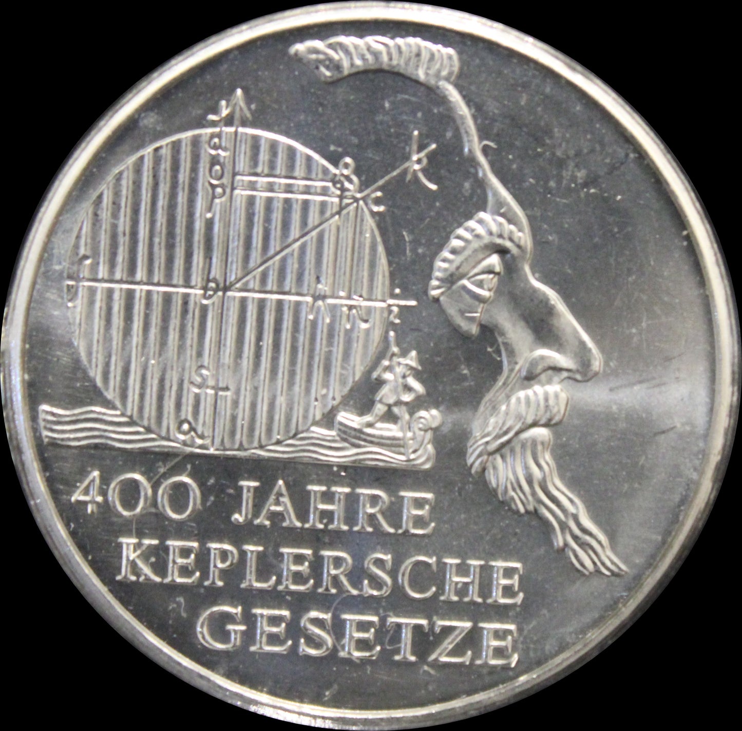 400 JAHRE KEPPLERSCHE GESETZE, Serie 10 € Silber Gedenkmünzen Deutschland, Stempelglanz, 2009