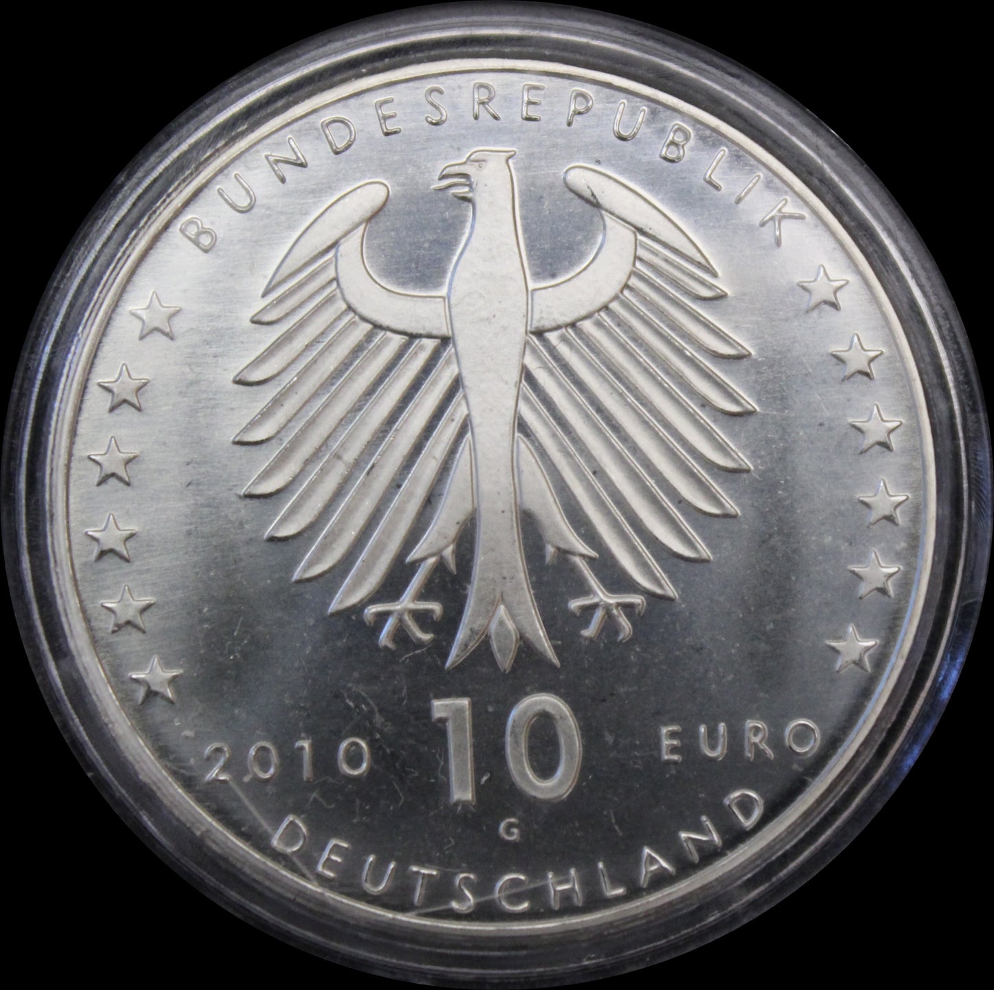 100. GEBURTSTAG KONRAD ZUSE, Serie 10 € Silber Gedenkmünzen Deutschland, Stempelglanz, 2010